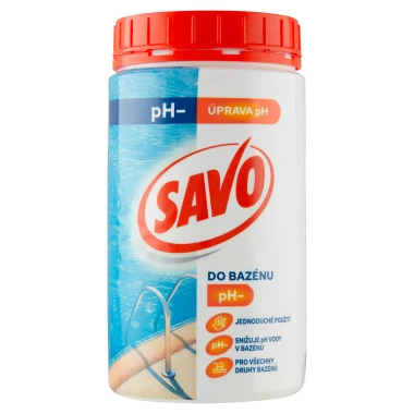 Savo do bazénu pH- 1,2kg