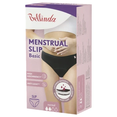 Bellinda Menstruační kalhotky Basic černé M