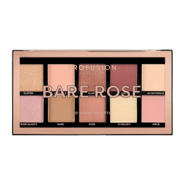 Profusion Paletka očních stínů Bare Rose 16 g