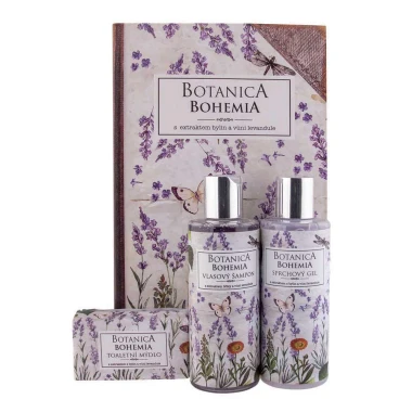 Botanica sada gel 200ml, šampon 200ml a mýdlo 100g – levandule