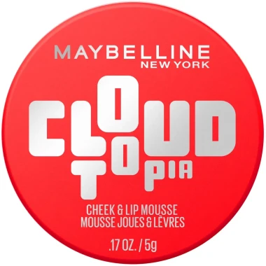 Maybelline New York Pěna na tváře a rty Cloudtopia Cheek & Lip Mousse Blush 03 Divine Crimson