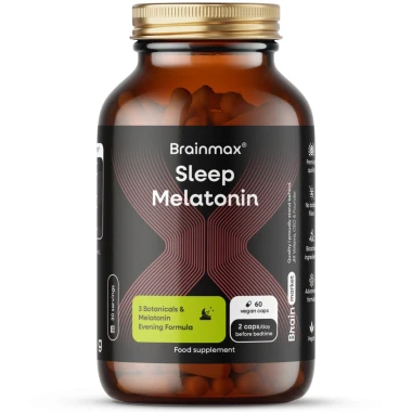 BrainMax Sleep Melatonin 60 kapslí