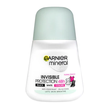Garnier Mineral Invisible Anti-marks/stains/fading antiperspirant roll-on 50 ml