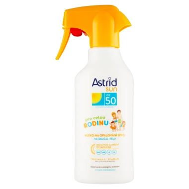 Astrid Sun Mléko na opalování sprej pro celou rodinu OF 50 270 ml