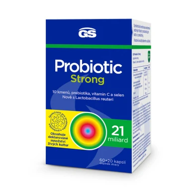GS Probiotic Strong 60 + 20 kapslí