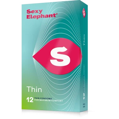 Sexy Elephant Kondomy tenké 12 ks
