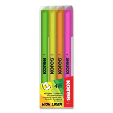 Kores zvýrazňovače High Liner 4 ks