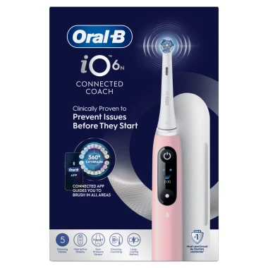 Oral-B iO 6N Elektrický zubní kartáček růžový