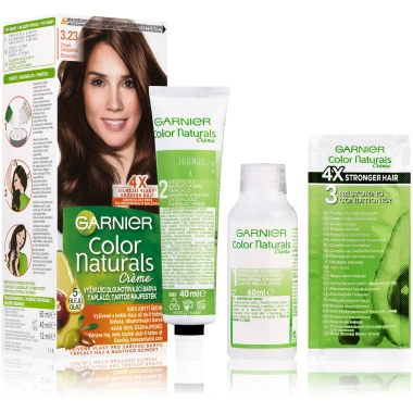 Garnier Color Naturals permanentní barva na vlasy 3.23 tmavě čokoládová, 60+40+12ml