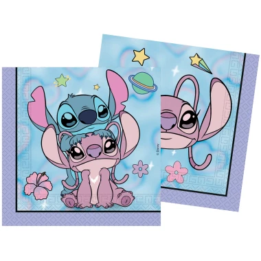 Decorata party ubrousky Stitch&Angel FSC 20 ks
