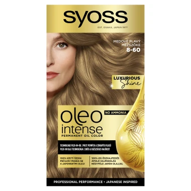 Syoss Oleo Intense barva na vlasy Medově plavý 8-60