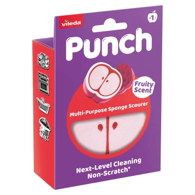 Vileda Punch apple voňavá houbička 1 ks