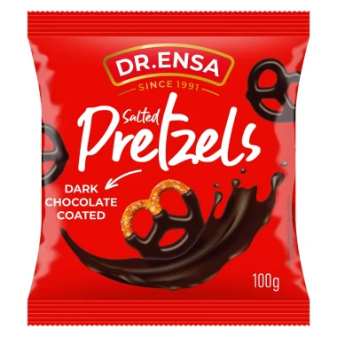 Dr. Ensa Slaný preclík v hořké čokoládě 100 g 