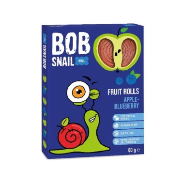 Šnek BOB jablečno-borůvkové rolky 60g