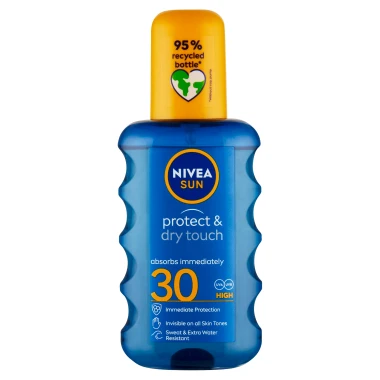 Nivea Sun Protect & Dry Touch Neviditelný sprej na opalování OF 30 200 ml