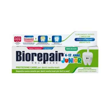 Biorepair Junior 6-12 Zubní pasta Máta 75 ml