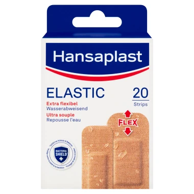 Hansaplast Elastic Pružné a vodu odpuzující náplasti 20 ks
