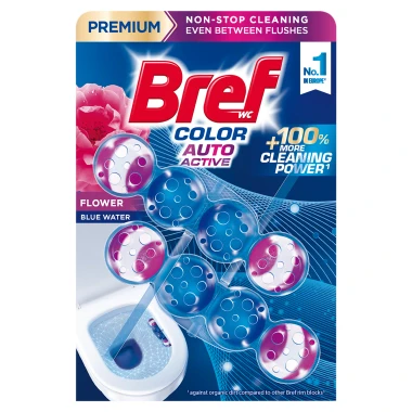 Bref Color Auto Active Flower Tuhý WC blok 2 x 50 g
