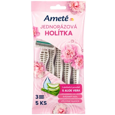 Ameté jednorázová holítka se 3 břity 5 ks