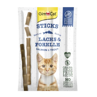 GimCat Sticks Lososové tyčinky 4 ks