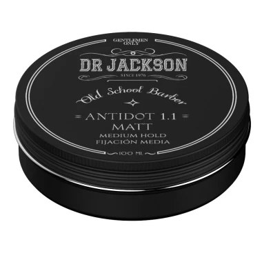 DR JACKSON ANTIDOT 1.1 Medium Matt Barber Vosk na vlasy pro muže, střední fixace 100 ml