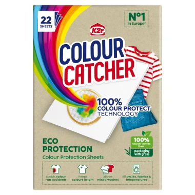K2r Colour Catcher Eco Protection Ubrousky proti zbarvení prádla 22 ks