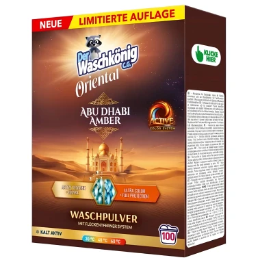 Waschkönig C.G. Oriental Abu Dhabi Amber prací prášek 100 PD