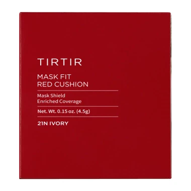 Tirtir Mask Fit Red Cushion 21N Ivory Mini kompaktní make-up v houbičce 4,5 g