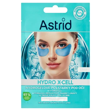 Astrid Hydro X-Cell hydrogelové polštářky pod oči 1 pár