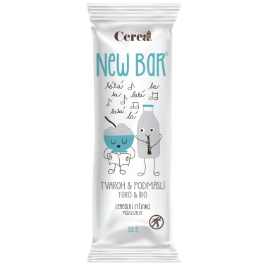 Cerea NEW BAR tvaroh & podmáslí 33g