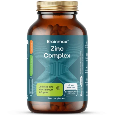 BrainMax Zinek Complex 100 kapslí
