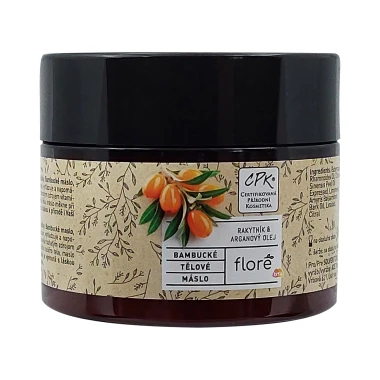 Floré  bambucké tělové máslo rakytník & arganový olej 150 ml