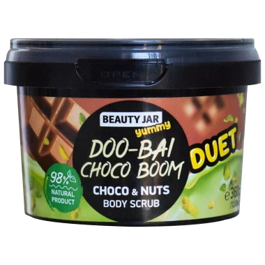 BEAUTY JAR Yummy Doo-Bai Choco Boom tělový peeling 360 g