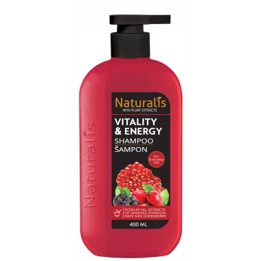 Naturalis Šampon Vitality & Energy 400 ml