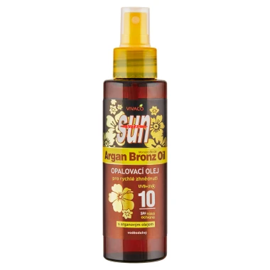 VIVACO Sun Vital Opalovací olej s arganovým olejem SPF 10 100 ml