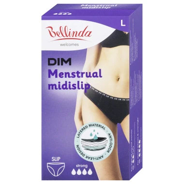Bellinda Menstruační kalhotky pro silnou menstruaci černé L