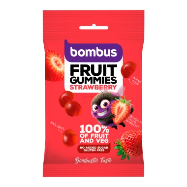 Bombus ovocné kousky jahoda 35 g