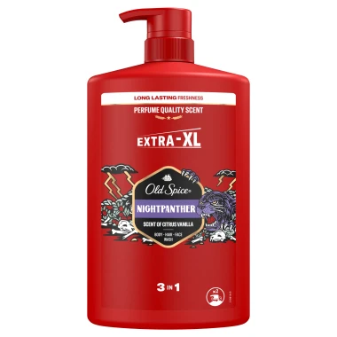 Old Spice Night Panther Sprchový gel 3 v 1 1000 ml