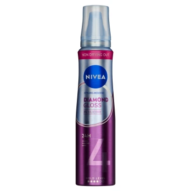 Nivea Diamond Gloss pěnové tužidlo 150 ml