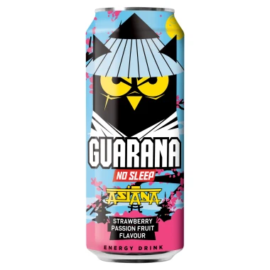 Guarana No Sleep Asiana Strawberry Passionfruit Energy Drink 500 ml