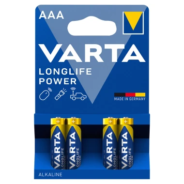 Varta Longlife Power AAA Alkalické baterie 4 ks