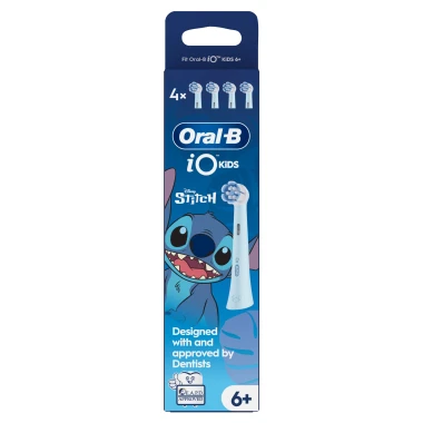 Oral-B iO Kids Disney Stitch náhradní hlavice pro elektrický zubní kartáček 6+, 4 ks