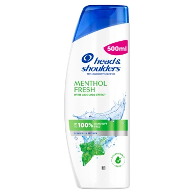 Head & Shoulders Menthol Fresh Šampon proti lupům a mastnotě 500 ml