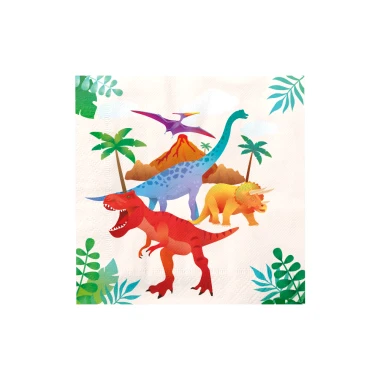 PD Party Ubrousky Dinosaurus 16ks