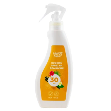 Helios Herb Rodinný sprej na opalování SPF 30 300 ml