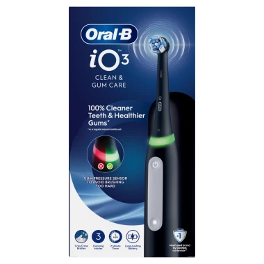 Oral-B iO 3 elektrický zubní kartáček černý