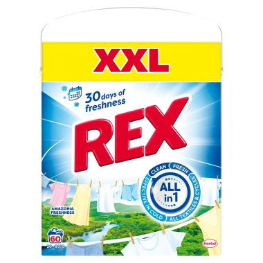 REX Amazonia Freshness Prací prášek 60 PD