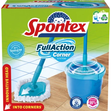 Spontex Full Action Corner System mop