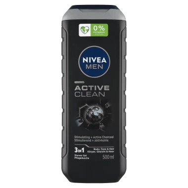 Nivea Men Active Clean 3 v 1 Sprchový gel 500 ml