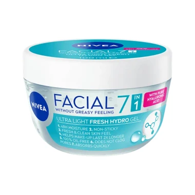 Nivea Facial 7 v 1 hydratační gel s kyselinou hyaluronovou 100 ml